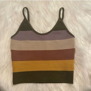 Dreamers Multicolor Stripe Top